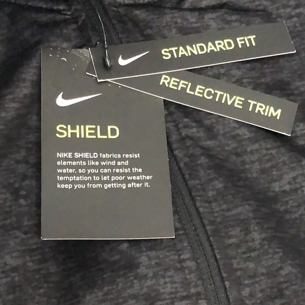 Nike Shield Men Size Large Running Division Hooded Full Zip Training Jacket New - Picture 2 of 11